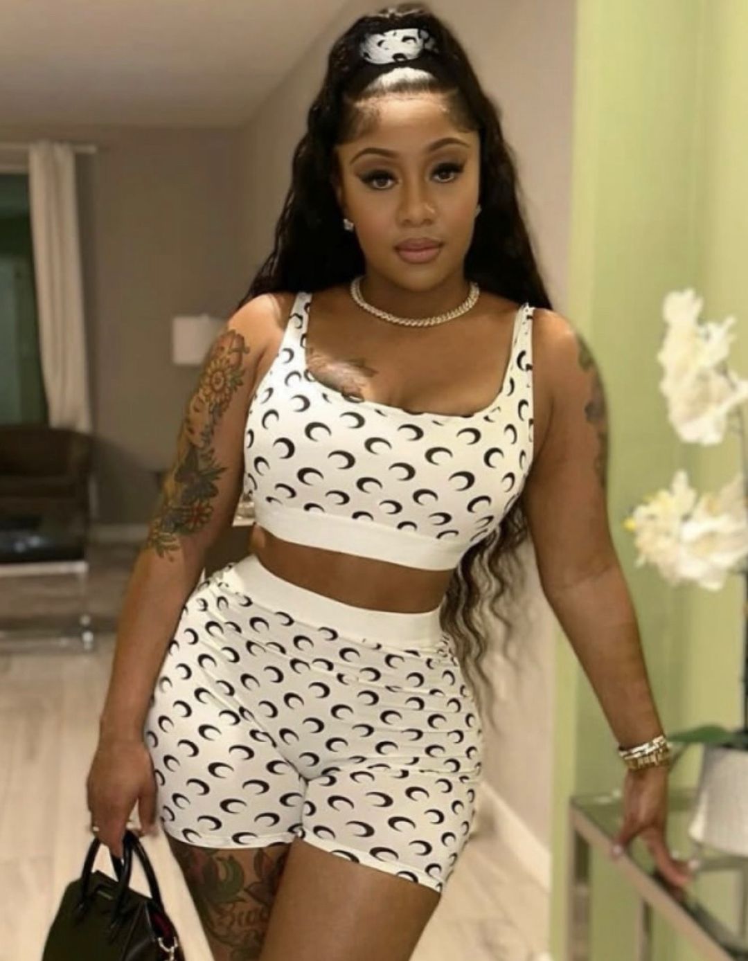 Crescent Moon 2 piece short set