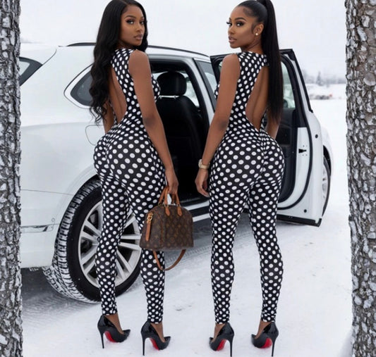 Polka Dot Jumpsuit