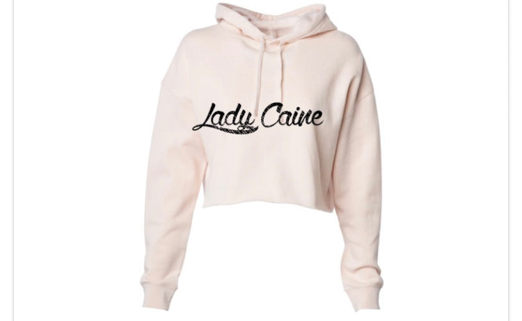 Blush Lady Caine Crop Top Hoodie