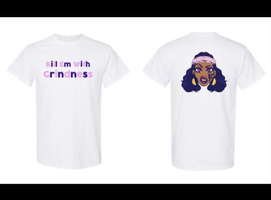 White 3D graphic T-shirts
