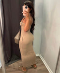 Khaki “Just Because” Maxi