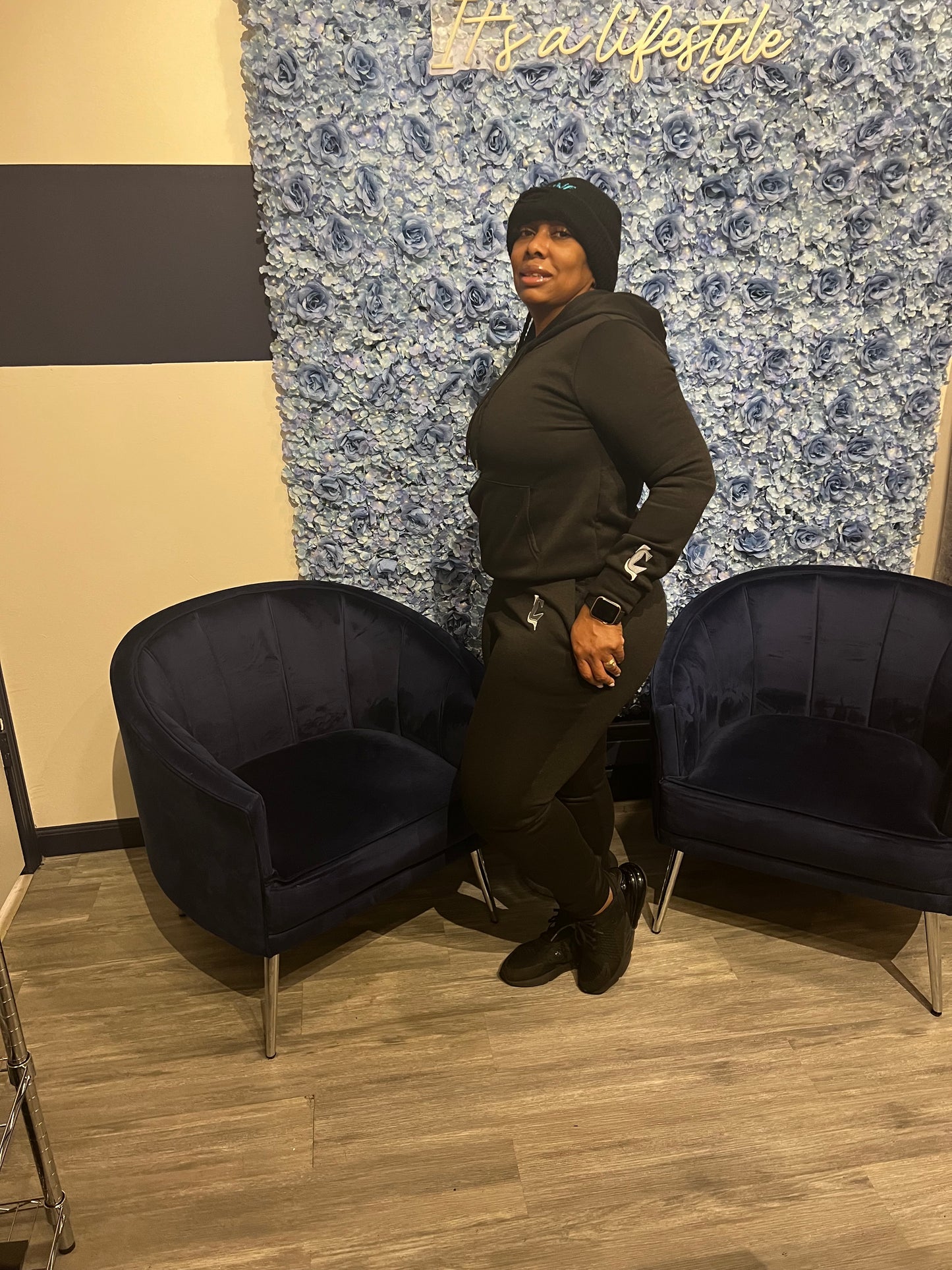 Black Out  jogger set