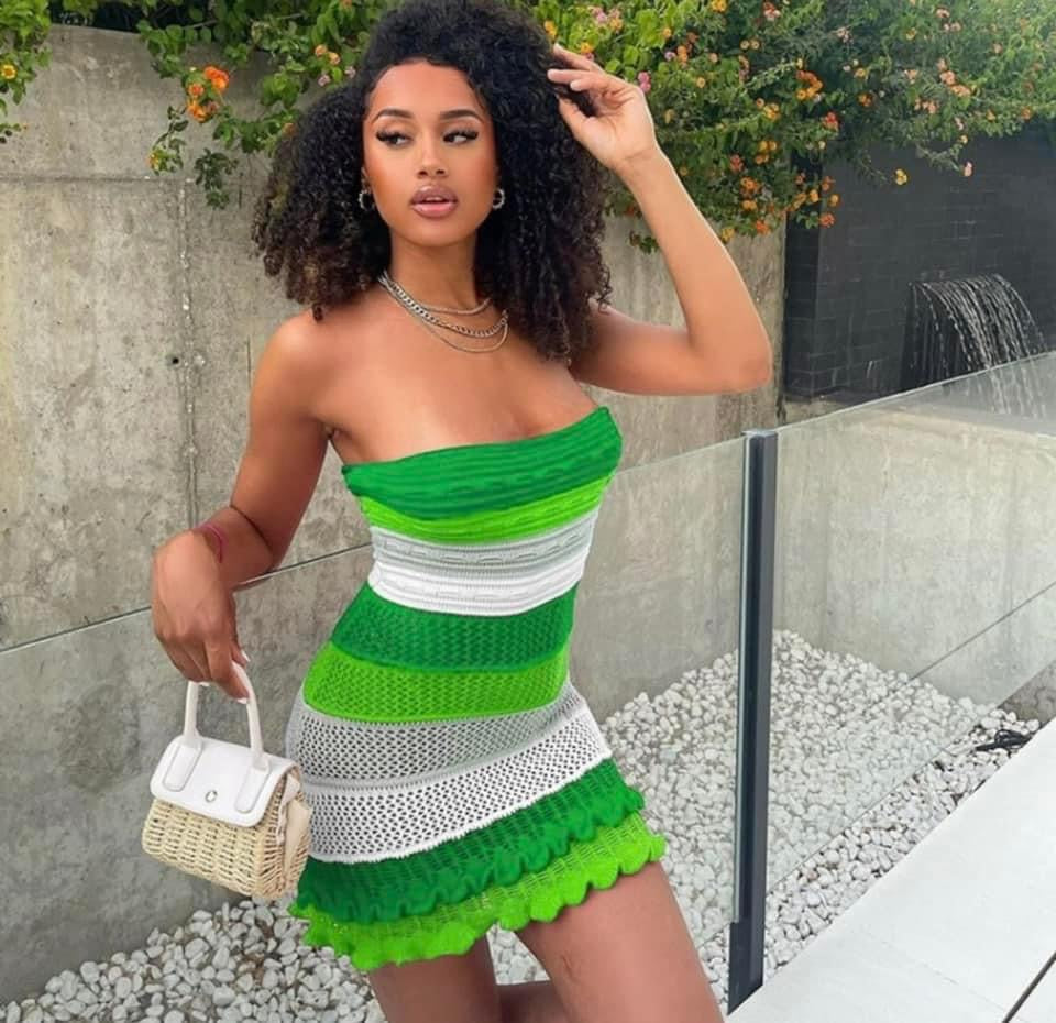 Knitted Green dress