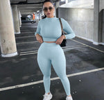 Light Blue  2 piece Thangin Set