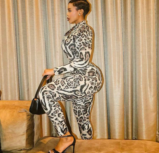 Sexy Kitten Fitted Jumpsuit