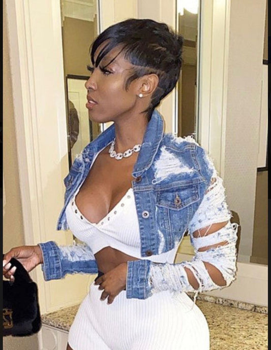 Yuntie Blue Denim Jacket