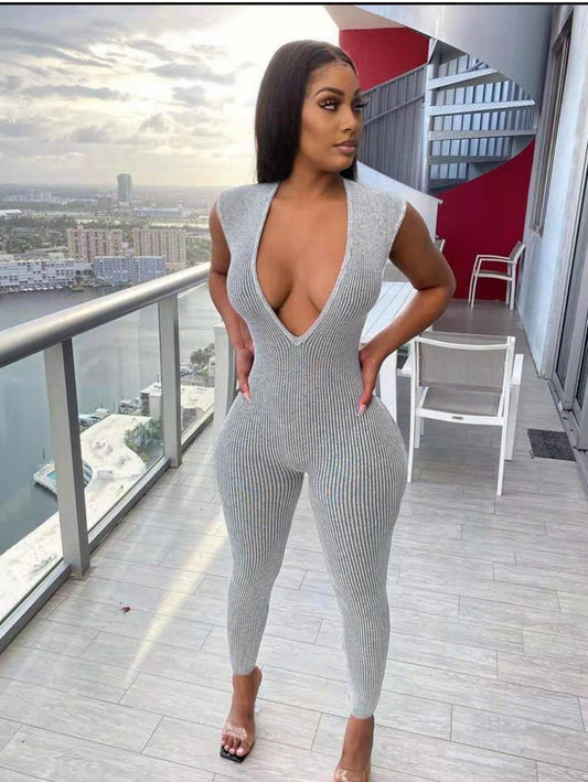 “Deep Plunge Bodysuit