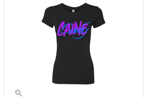 Black Lady Caine T-Shirts