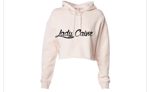 Blush Lady Caine Crop Top Hoodie