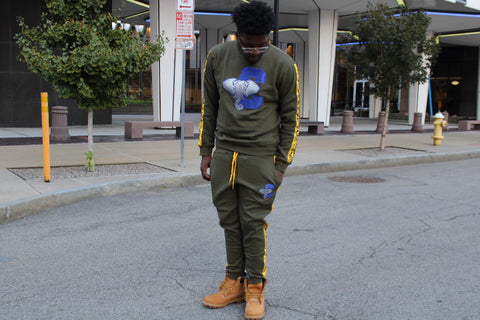 Olive Green Sweatsuit